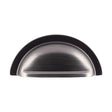 Finger Tip Design Cabinet Hardware Gun Metal / Cabinet Cup Pulls FTD - Oxford Cup Pull 76mm - Gun Metal
