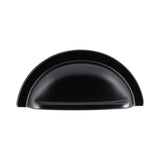 Finger Tip Design Cabinet Hardware Matt Black / Cabinet Cup Pulls FTD - Oxford Cup Pull 76mm - Matt Black
