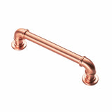 Finger Tip Design Cabinet Hardware Satin Copper / Cabinet Pull Handles FTD - Pipe Handle - Satin Copper