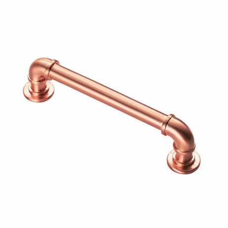 Finger Tip Design Cabinet Hardware Satin Copper / Cabinet Pull Handles FTD - Pipe Handle - Satin Copper