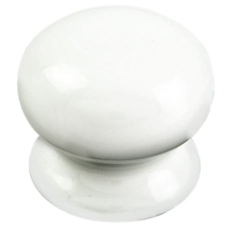 Finger Tip Design Cabinet Hardware Porcelain White / Cabinet Knobs / 45mm Dia. FTD - Porcelain Knob 45mm - Porcelain White