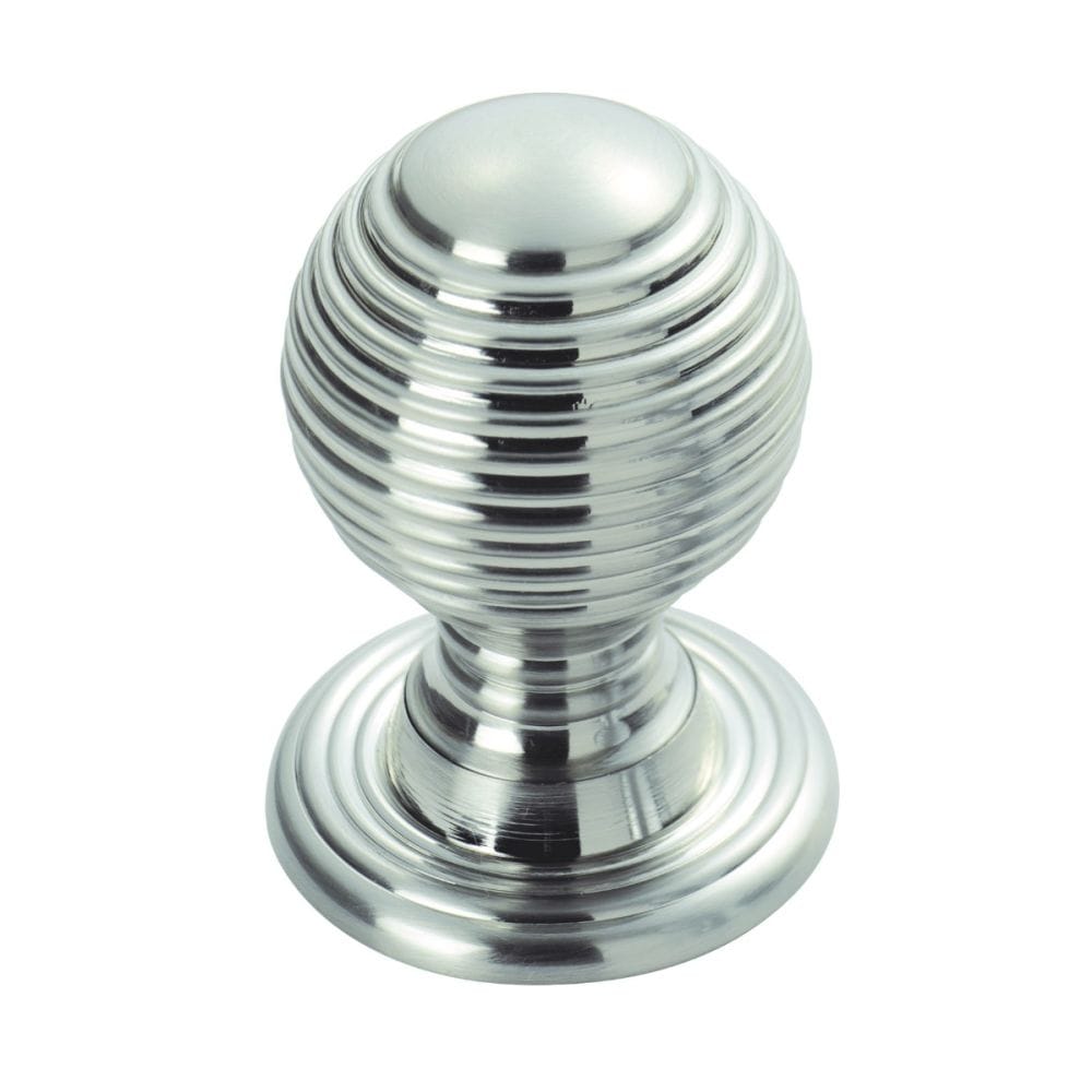 Finger Tip Design Cabinet Hardware Polished Chrome / Cabinet Knobs / 23mm Dia. FTD - Queen Anne Knob 23mm - Polished Chrome