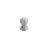Finger Tip Design Cabinet Hardware Satin Chrome / Cabinet Knobs / 23mm Dia. FTD - Queen Anne Knob 23mm - Satin Chrome