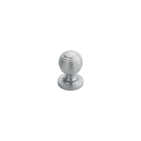 Finger Tip Design Cabinet Hardware Satin Chrome / Cabinet Knobs / 23mm Dia. FTD - Queen Anne Knob 23mm - Satin Chrome