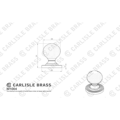 Finger Tip Design Cabinet Hardware Matt Black / Cabinet Knobs / 28mm Dia. FTD - Queen Anne Knob 28mm - Matt Black