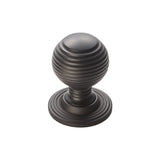 Finger Tip Design Cabinet Hardware Matt Black / Cabinet Knobs / 28mm Dia. FTD - Queen Anne Knob 28mm - Matt Black