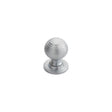 Finger Tip Design Cabinet Hardware Satin Chrome / Cabinet Knobs / 28mm Dia. FTD - Queen Anne Knob 28mm - Satin Chrome