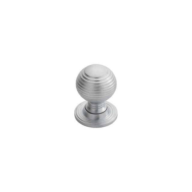Finger Tip Design Cabinet Hardware Satin Chrome / Cabinet Knobs / 28mm Dia. FTD - Queen Anne Knob 28mm - Satin Chrome