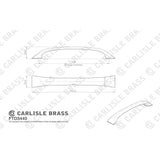 Finger Tip Design Cabinet Hardware Satin Nickel / Cabinet Pull Handles FTD - Solo Handle - Satin Nickel