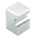 Finger Tip Design Cabinet Hardware Polished Chrome / Cabinet Knobs / 22mm Dia. FTD - Square Knob 22mm - Polished Chrome