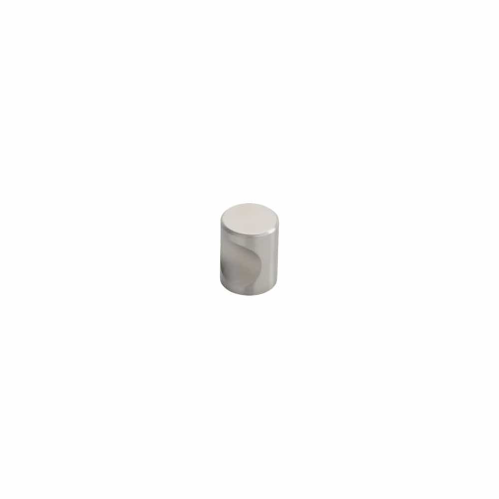 Finger Tip Design Cabinet Hardware Satin Stainless Steel / Cabinet Knobs / 16mm Dia. FTD - Stainless Steel Cylindrical Knob 16mm - Stainless Steel