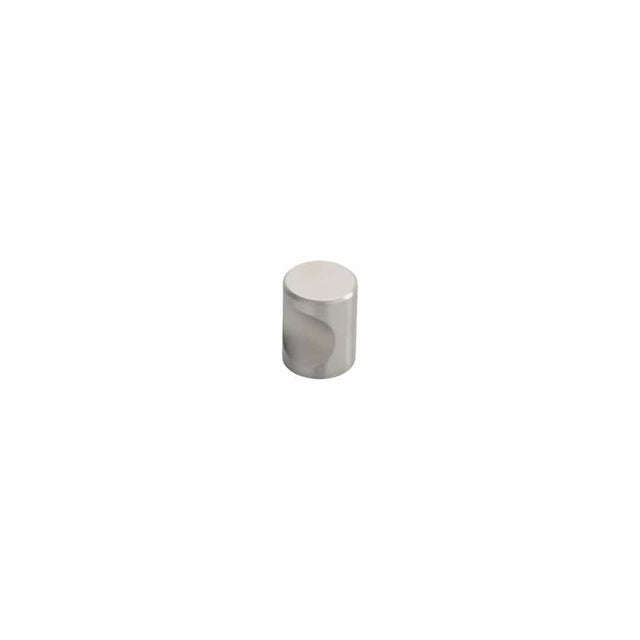Finger Tip Design Cabinet Hardware Satin Stainless Steel / Cabinet Knobs / 16mm Dia. FTD - Stainless Steel Cylindrical Knob 16mm - Stainless Steel
