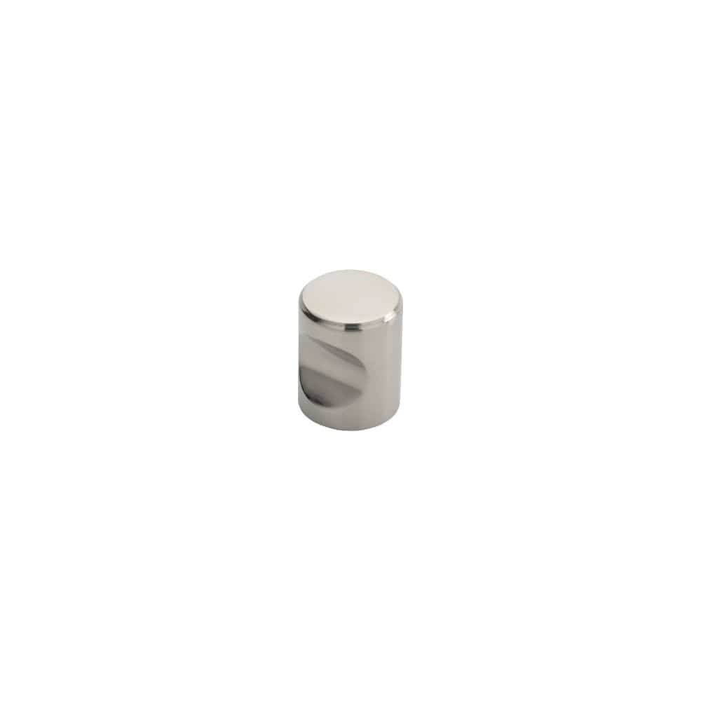 Finger Tip Design Cabinet Hardware Polished Stainless Steel / Cabinet Knobs / 20mm Dia. FTD - Stainless Steel Cylindrical Knob 20mm - Polished Stainless Steel