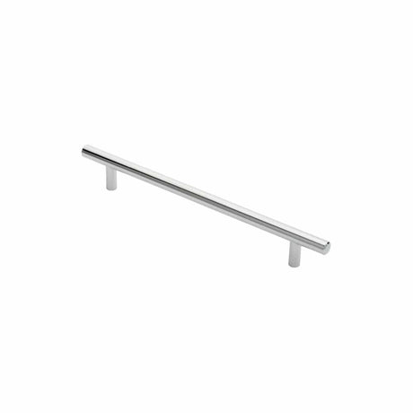 Finger Tip Design Cabinet Hardware Polished Chrome / Cabinet Pull Handles / 192mm c/c FTD - Steel T-Bar Handle 192mm - Polished Chrome