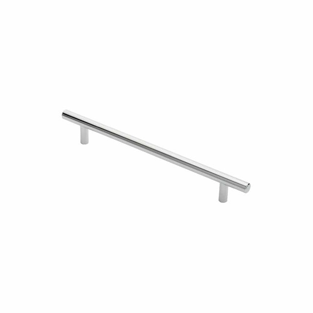 Finger Tip Design Cabinet Hardware Polished Chrome / Cabinet Pull Handles / 192mm c/c FTD - Steel T-Bar Handle 192mm - Polished Chrome