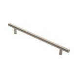 Finger Tip Design Cabinet Hardware Satin Nickel / Cabinet Pull Handles / 192mm c/c FTD - Steel T-Bar Handle 192mm - Satin Nickel