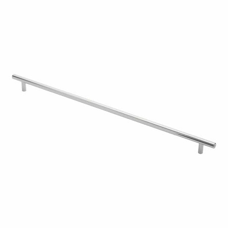 Finger Tip Design Cabinet Hardware Polished Chrome / Cabinet Pull Handles / 448mm c/c FTD - Steel T-Bar Handle 448mm - Polished Chrome