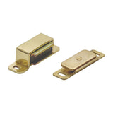Finger Tip Design Cabinet Hardware Electro Brass / Magnetic Catch FTD - Superior Steel Magnetic Catch - Electro Brassed