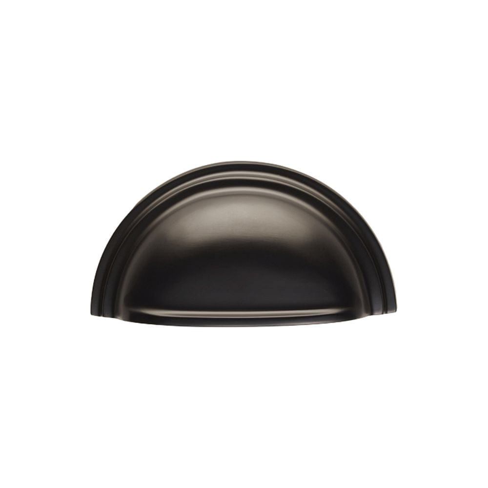 Finger Tip Design Cabinet Hardware Matt Black / Cabinet Cup Pulls FTD - Victorian Cup Pull - Matt Black
