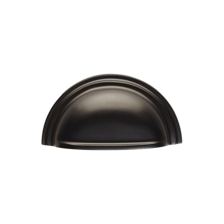 Finger Tip Design Cabinet Hardware Matt Black / Cabinet Cup Pulls FTD - Victorian Cup Pull - Matt Black