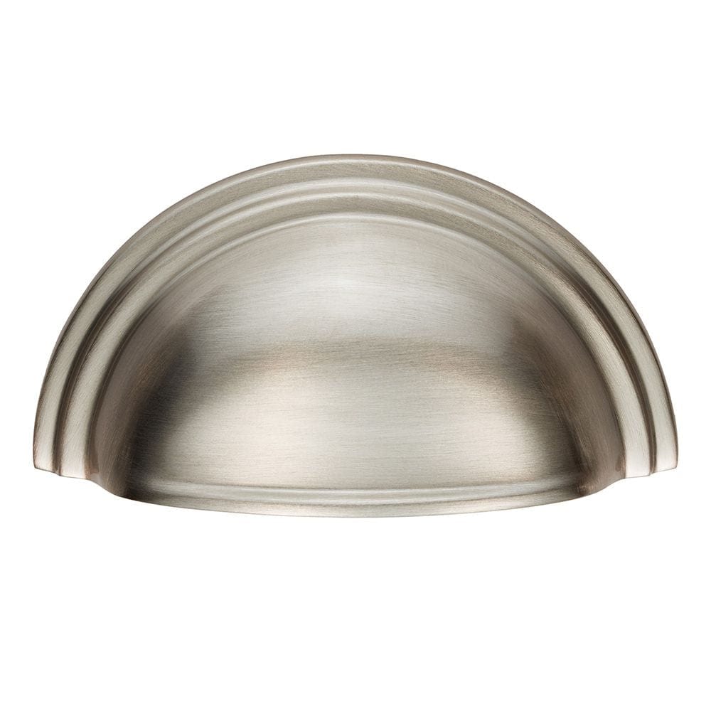 Finger Tip Design Cabinet Hardware Satin Nickel / Cabinet Cup Pulls FTD - Victorian Cup Pull - Satin Nickel