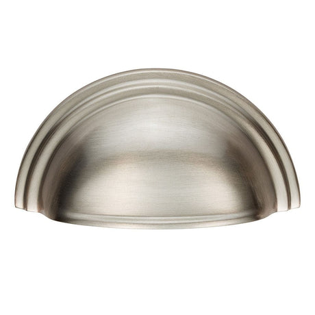 Finger Tip Design Cabinet Hardware Satin Nickel / Cabinet Cup Pulls FTD - Victorian Cup Pull - Satin Nickel