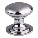 Finger Tip Design Cabinet Hardware Polished Chrome / Cabinet Knobs / 25mm Dia. FTD - Victorian Cupboard Knob 25mm - Polished Chrome