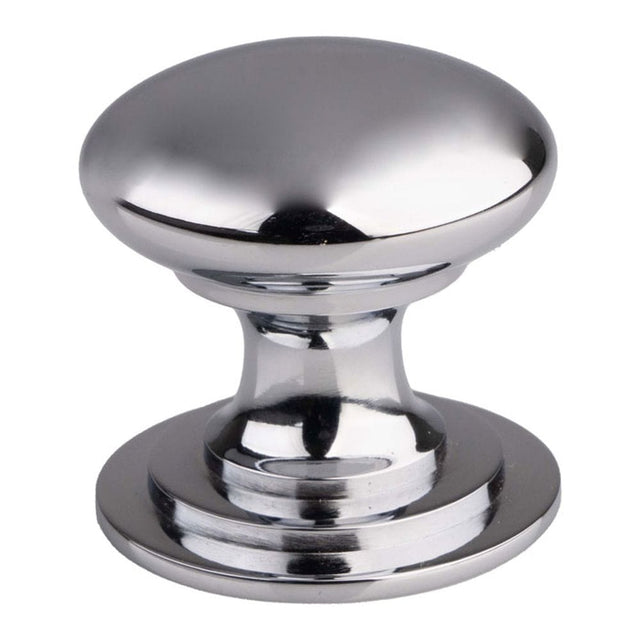 Finger Tip Design Cabinet Hardware Polished Chrome / Cabinet Knobs / 25mm Dia. FTD - Victorian Cupboard Knob 25mm - Polished Chrome