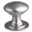 Finger Tip Design Cabinet Hardware Satin Nickel / Cabinet Knobs / 38mm Dia. FTD - Victorian Cupboard Knob 38mm Satin Nickel - Satin Nickel