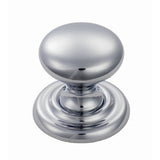 Finger Tip Design Cabinet Hardware Polished Chrome / Cabinet Knobs / 32mm Dia. FTD - Victorian Knob 32mm - Polished Chrome