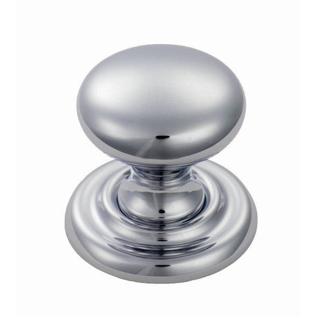 Finger Tip Design Cabinet Hardware Polished Chrome / Cabinet Knobs / 45mm Dia. FTD - Victorian Knob 45mm - Polished Chrome