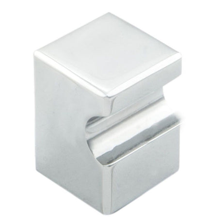 This is an image of a FTD - Square Knob 22mm - Polished Chrome that is availble to order from Trade Door Handles in Kendal.