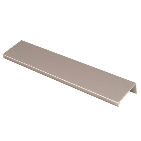 This is an image of a Carlisle Brass - Squared Edge Pull 200mm - Satin Nickel that is availble to order from Trade Door Handles in Kendal.