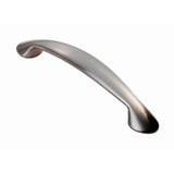 This is an image of a FTD - Platypus Bow Handle - Satin Nickel that is availble to order from Trade Door Handles in Kendal.