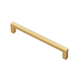 This is an image of a FTD - Block Handle - Satin Brass that is availble to order from Trade Door Handles in Kendal.