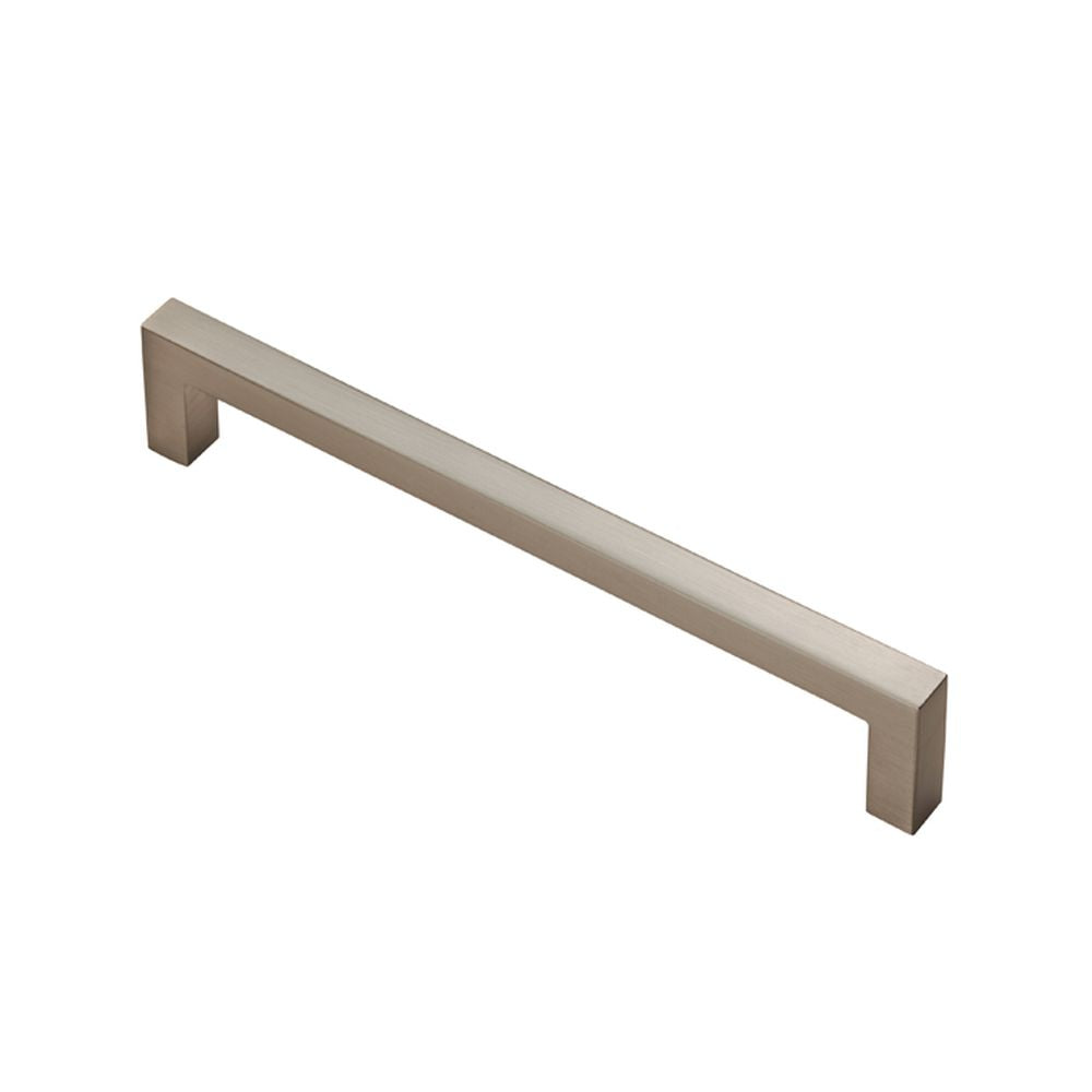 This is an image of a FTD - Block Handle - Satin Nickel that is availble to order from Trade Door Handles in Kendal.