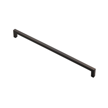 This is an image of a FTD - Block Handle - Matt Black that is availble to order from Trade Door Handles in Kendal.