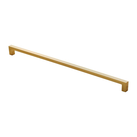This is an image of a FTD - Block Handle - Satin Brass that is availble to order from Trade Door Handles in Kendal.