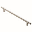 This is an image of a FTD - Steel T-Bar Handle 768mm - Satin Nickel that is availble to order from Trade Door Handles in Kendal.