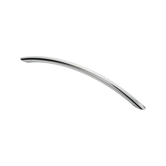 This is an image of a FTD - Bow Handle 192mm - Polished Chrome that is availble to order from Trade Door Handles in Kendal.