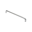 This is an image of a FTD - D Handle 192mm - Polished Chrome that is availble to order from Trade Door Handles in Kendal.