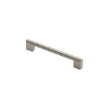 This is an image of a FTD - Bar Handle 160mm - Satin Nickel/Stainless Steel that is availble to order from Trade Door Handles in Kendal.