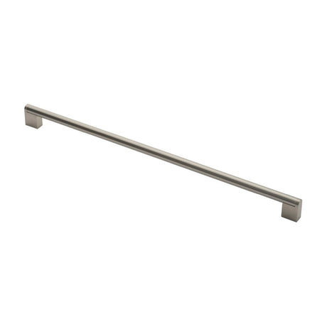 This is an image of a FTD - Bar Handle 448mm - Satin Nickel/Stainless Steel that is availble to order from Trade Door Handles in Kendal.