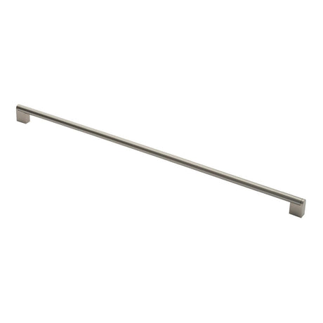 This is an image of a FTD - Bar Handle 608mm - Satin Nickel/Stainless Steel that is availble to order from Trade Door Handles in Kendal.