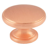 This is an image of a Carlisle Brass - Oxford Knob 32mm that is availble to order from Trade Door Handles in Kendal.