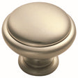 This is an image of a FTD - Shaker Style Knob 35mm - Satin Nickel that is availble to order from Trade Door Handles in Kendal.