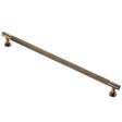 This is an image of a Carlisle Brass - Lines Pull Handle 320mm c/c - Antique Brass that is availble to order from Trade Door Handles in Kendal.