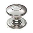 This is an image of a FTD - Anderson Knob 32mm - Polished Nickel that is availble to order from Trade Door Handles in Kendal.