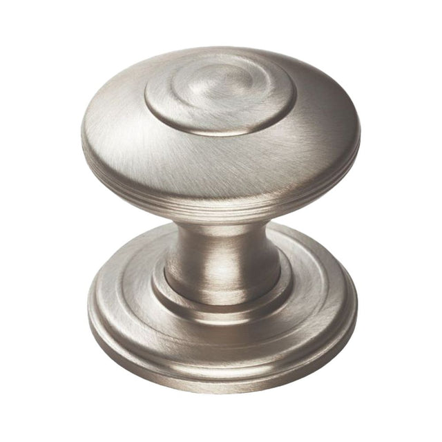 This is an image of a FTD - Anderson Knob 32mm - Satin Nickel that is availble to order from Trade Door Handles in Kendal.