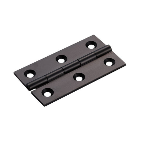 This is an image of a FTD - 64 x 35mm Cabinet Hinge - Matt Black that is availble to order from Trade Door Handles in Kendal.